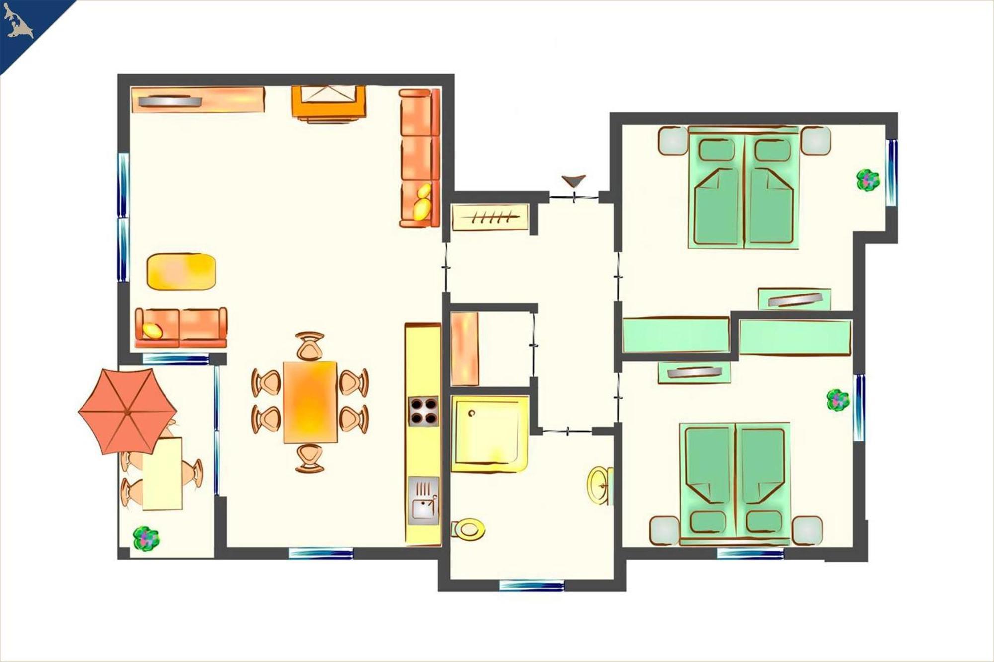 Villa Doris Whg 3 Flora Heringsdorf Dış mekan fotoğraf